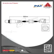 PAT Pre-Cat. Oxygen Sensor For Audi A3 2.0L 4CYL BLR,AXW,BLX I4 16V DOHC