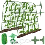 Cucumber Trellis U Shape for Raised Bed For Climbing Plants Support Frame