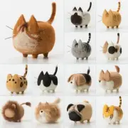 Wool felt, diy material package, handmade, adult fabric creativity, small animal