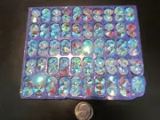 200- 10MM (3/8") AB COLOR AAA 2 HOLE OCTAGON CRYSTAL GLASS BEADS
