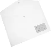 DIYEAH 20pcs Clear Plastic Envelopes with Snap Button Closure Document Folders for Office and School Use Capacity Clear Pocket Folders for Organizing Files