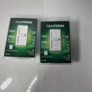 2 NEW Lutron Lumea ‎LECL-150HWH Dimmer Switch White LED/CFL/Halogen/Incandescent