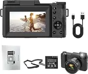 4k Digital Camera, Photography Camera, Optical Zoom Camera, Video Recording Cameras, Optical Zoom 4K Resolution Digital Camera,Portable Camera With Charging Cable, Creative Photographing Supplies