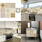 Tile Stickers Wall Decor Frosted Floor Kitchen Tile Tile Stickers Brick Pattern