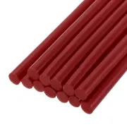 12pcs Mini Hot Glue Sticks for Glue Gun 0.43-inch x 4-inch Wine Red