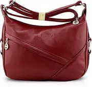 [NICOLE & DORIS] NICOLE&DORIS Women Handbags Shoulder Bag Crossbody Bag Hobo Tote Satchel Travel Purse PU Leather
