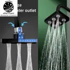 360° Mini-Surround Pressurized Square Shower Head with Adjustable Angle & Easy I