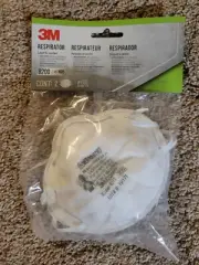 3M N95 Particulate Respirator Face Mask 2 Pack New In Package