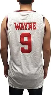 My Party Shirt Dwayne Wayne #9 White Basketball Jersey