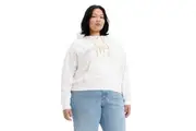Levis Womens/Ladies Authentic Graphic Plus Hoodie (White) - UTGT3190