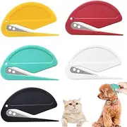 XICEN 5Pcs Knotting Comb for Cats, Pet Knotting Comb De Knotting Comb for Dog Pet Hair Removal Tool Cat Dog Grooming Comb Knot Remover Cat Knotting Comb