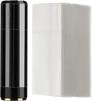 1000 Pieces Shrink Wrap for Lip Balm Tubes lipstick Shrink Wrap Bands Sleeves Lip Balm Tubes Bundle, Perforated, Easy to Use (2.56 x 1.2 Inch)