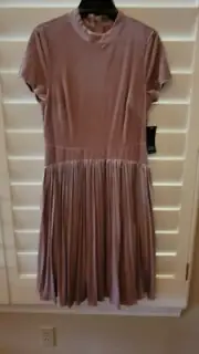 Aidan Mattox, Size 10, pale lilac/taupe dress velvet