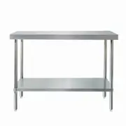 MixRite Flat Top Work Bench 2400 x 600 x 900 mm WTS624 - WTS624-SM