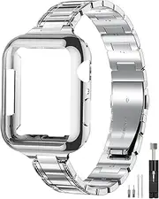 for Apple Watch Band 41mm 40mm 38mm 45mm 44mm 42mm Series 8 7 6 5 4 3 2 1 SE SE2 Women Watchband Stainless Steel Metal for iWatch Bands
