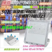 在飛比找蝦皮購物優惠-200w 100w 50w 白凱薩室外投射燈