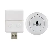 5V USB Plug and Play Wireless Electronic Doorbell Smart Door Bell Receiver with Transmitter 150m Distance 30 Music Intelligent Home Doorbells