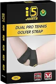 I5 –Dual Pro Tennis Golfer Hand Belt(Elbow Strap Specially desgined for Gym,Painfree,Elbow Strap removes discomfort,tagets the elbow problems))