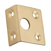 6679 Right Angle Keeper Satin Brass Bolt 7.5mm