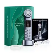 Home Use Red EMS RF Facial Massage Instrument Tightening Device Steel Stainless Skin Facial Skin Care Beautify Tool