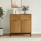 vidaXL Sideboard FLAM 80x40x80 cm Solid Wood Pine STP