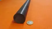 Acetal Delrin POM Round Rod, Black 1 5/8" Dia x 48" Length