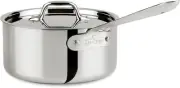 All-Clad 4203 Stainless Steel Tri-Ply Sauce Pan with Lid, 3-Quart