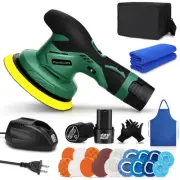 Cordless Car Buffers and Polishers Kit, 6 Inch Portable Polishing Waxer Machi...
