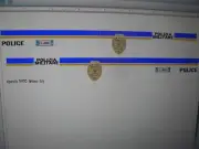 Sigonella Italy NATO Military Police Car Decals, Old School 1:24