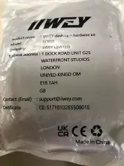 Iwey Dash Cam Hardware Kit Model EC050 New