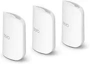 Introducing Amazon eero Pro 7 tri-band mesh Wi-Fi 7 router (newest model) – Supports internet plans up to 5 Gbps, Coverage up to 560 m², 3-pack