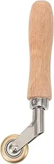 Daily Use Seam Roller Wood Metal Pressure Roller for Wallpaper Welding Easy to Clean Safe Round Edges