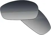 [Boldbright] Replacement Lenses Compatible with Oakley Monster Dog Sunglasses - Grey Gradient Tint