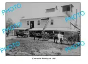OLD 8x6 PHOTO CHARLEVILLE BREWERY c1902 QLD