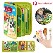 3D Busy Book Felt Board Activity Sensory Toy Educational Learning Toddlers Gifts