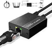 Ethernet Splitter 1 to 2 High Speed 1000Mbps, Network Splitter with USB Power 1 in 2 Out Gigabit Dual LAN RJ45 Port Router Switch Work with Cat6/7/8 Cable [2 Devices Simultaneously Networking]