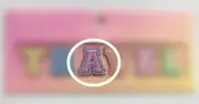 NWT Stoney Clover Lane x Target Patch Letter “A”from TRAVEL Set Pink w Purple A