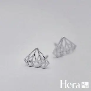 【HERA 赫拉】文青簍空鑽石耳針 H111051705(飾品)