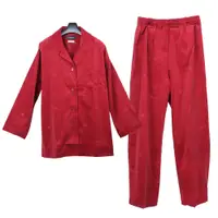 在飛比找蝦皮商城優惠-BURBERRY戰馬LOGO純棉保暖家居服套裝(紅色)085