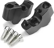 Handlebar Clip Motorcycle Lift 32MM Handlebar Riser Clamp Extension Adapter for Honda CL300 CL500 CL 500 for Scrambler(Black)