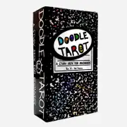 Doodle Tarot Card 78Pcs Tarot Deck with Guidebook Divination Meditation Card Gam