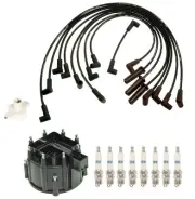 ACDelco Ignition Kit Distributor Rotor Cap Wire Spark Plugs for Firebird Camaro