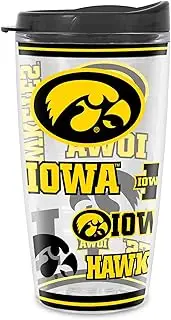 Rico Industries NCAA Iowa Hawkeyes Mayhem Double Wall 16oz Tritan Tumbler