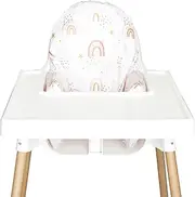 [Nibble and Rest] Highchair Cushion Cover, Compatible with IKEA Antilop Highchair, Stain-Proof, and Wipeable (Cushion NOT Included)