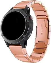 [PTLYE] 20 22 26mm Stainless Steel Band for Garmin Fenix 8 6X Pro/6X/5X/5X Plus/7X Watchband for Tactix 7/Fenix 7S/6S/5S Bracelet