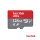 SanDisk Ultra microSDXC UHS-I (A1)B記憶卡/ 公司貨/ 128G/ 140MB/s