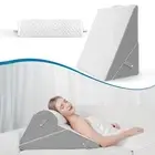 Bed Wedge Pillow Knee Support Triangle Pillow Wedge for Sofa Bed Headboard