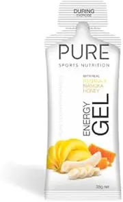 Pure Sports Nutrition Energy Gels - Banana & Manuka Honey Flavour - 24 units