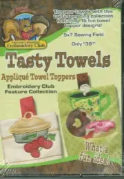 Dakota Collectibles - Embroidery Club - Tasty Towels Embroidery Kit