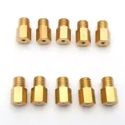 10pcs Hex Type Main Jets for MIKUNI VM/TM/TMX Carburetor 100-190 Set